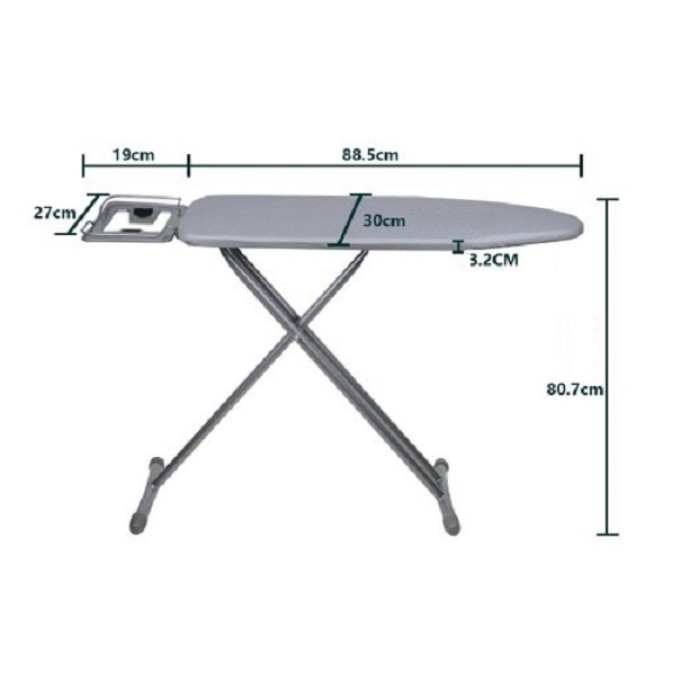 OSUKI Japan Quality Foldable Ironing Board (Grey)